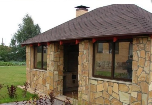 Плитняк златолит жёлтый для фасада 1,5-3 см купить в Набережных Челнах