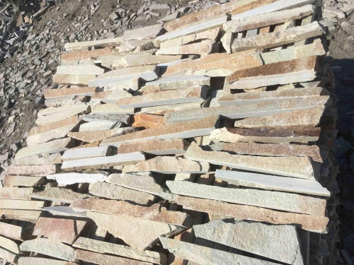 Горбушка златолит золотистый для облицовки купить в Набережных Челнах