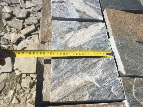 Плитка пилёная златолит Уральский для цоколя, отмостки купить в Набережных Челнах